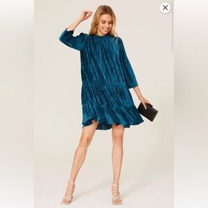 Shoshanna westbrook velvet dress - size 0